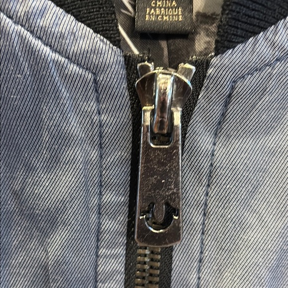 True Religion Men's Grey Bomber Jacket - Picture 4 of 8